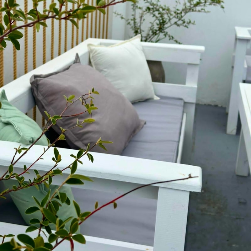 Sillón blanco